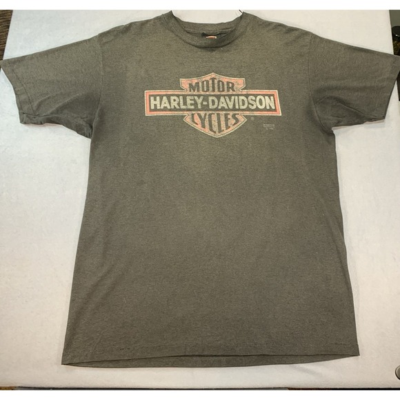 Harley-Davidson Other - VTG '90 3D Emblem HARLEY DAVIDSON Boulder Colorado BIKER MOTORCYCLE USA SHIRT XL